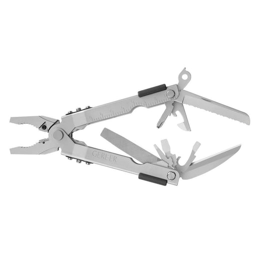 Gerber Gear Multi-Plier 600 - Stainless, Carbide Cutters, Bluntnose, Sheath